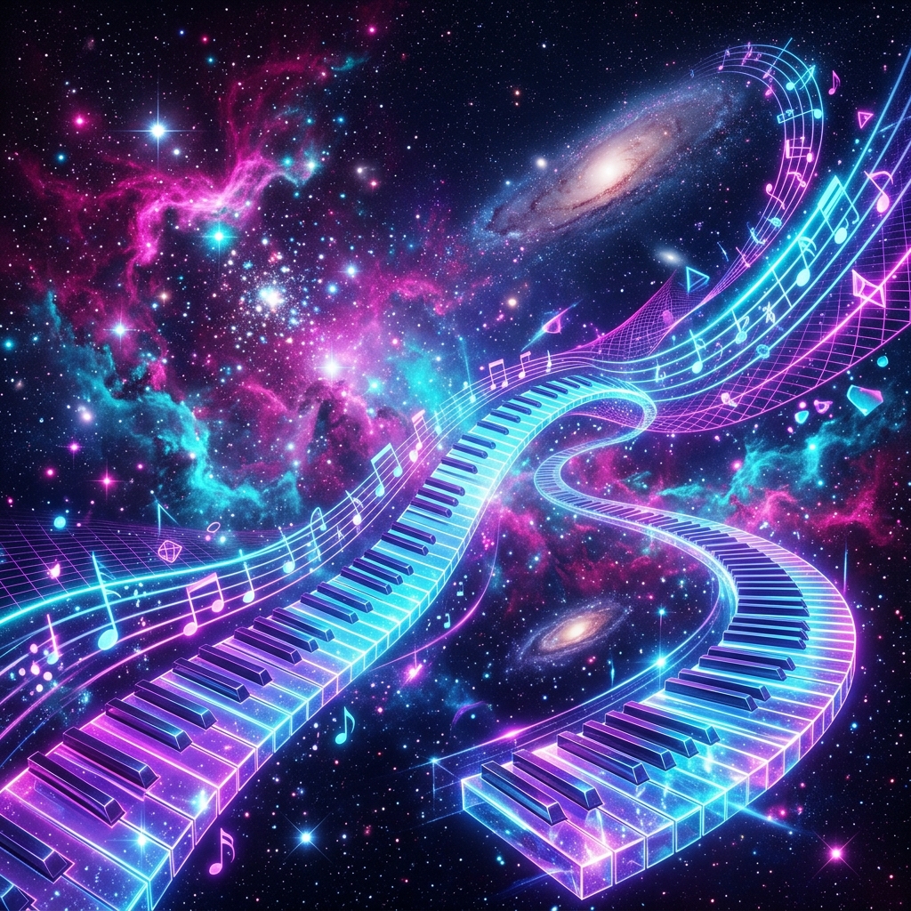 Cosmic Nebula Symphony AI generated art